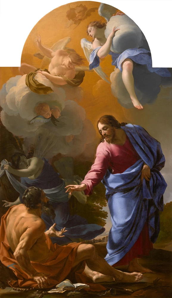 Cristo appare a sant'Antonio Abate - Musée de Grenoble